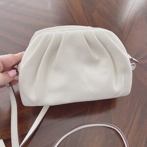 Antonio Melani White Leather Crossbody
